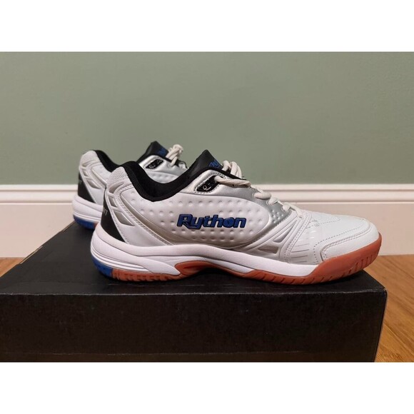 Python Deluxe Indoor Low White Shoe (PY-722L) Men's Size 11, Pickleball Shoe - Picture 1 of 6